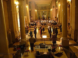 Click for full size picture of Cardiff Museum ceilidh.