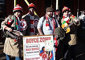 Click for full size pictures of Boycezone in Cardiff before the Wales - Argentina rugby international 2012.