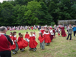 Click for full size picture of Gwyl Plant - Children's Festival of Welsh folk dancing at Saint Fagan's, Cardif 2012