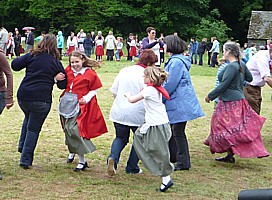 Click for full size picture of Gwyl Plant - Children's Festival of Welsh folk dancing at Saint Fagan's, Cardif 2012