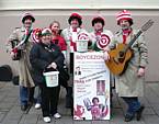 Boycezone collecting for Equip Wales