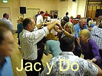Dancing "Jac y Do" (Jackdaw) for a barndance in Rhiwbina.