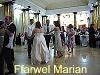 Video clip of Ffarwell Marian at a wedding ceilidh in Cardiff City Hall